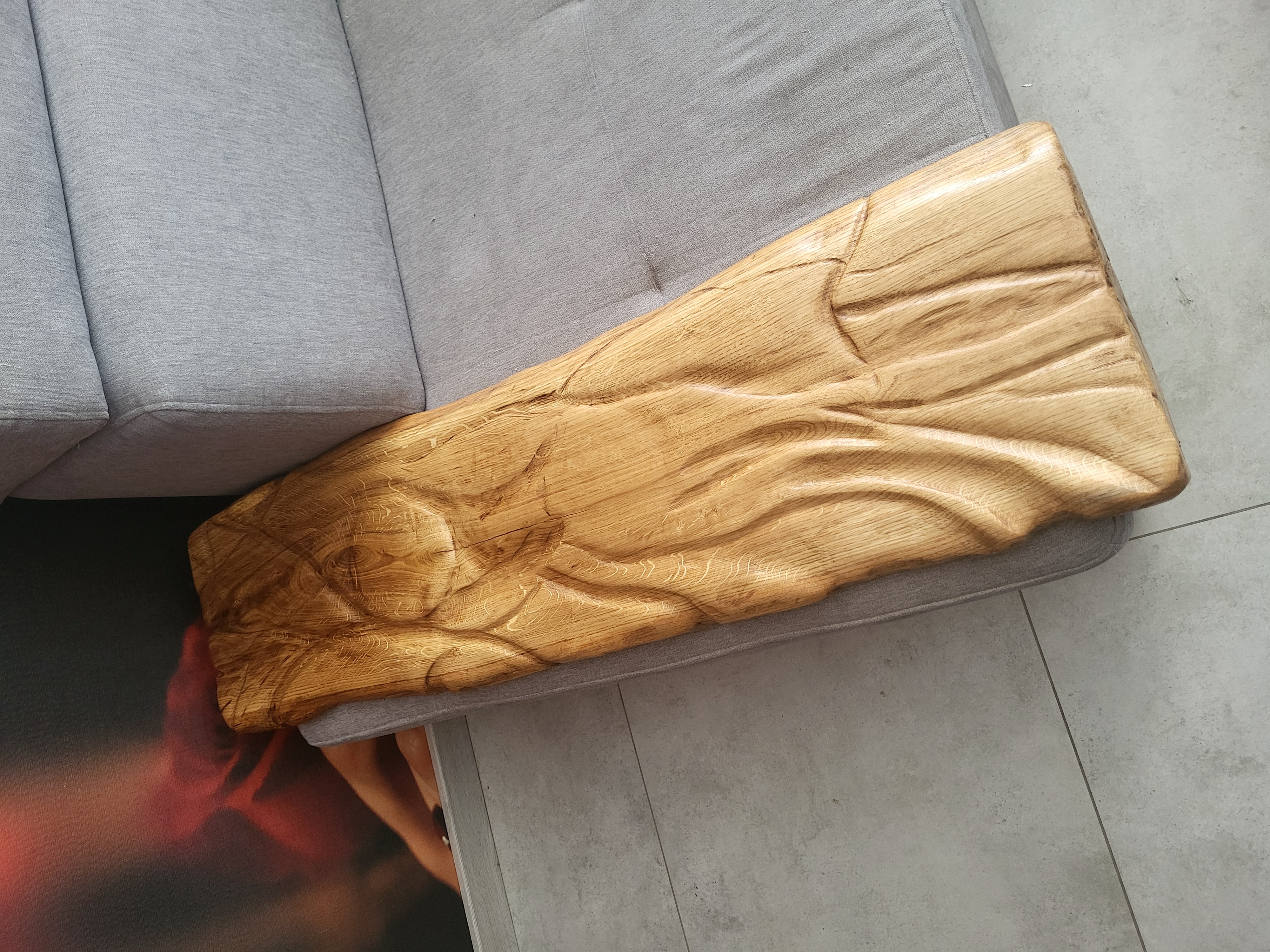 Drewniana nakładka na sofę — zdjęcie 2